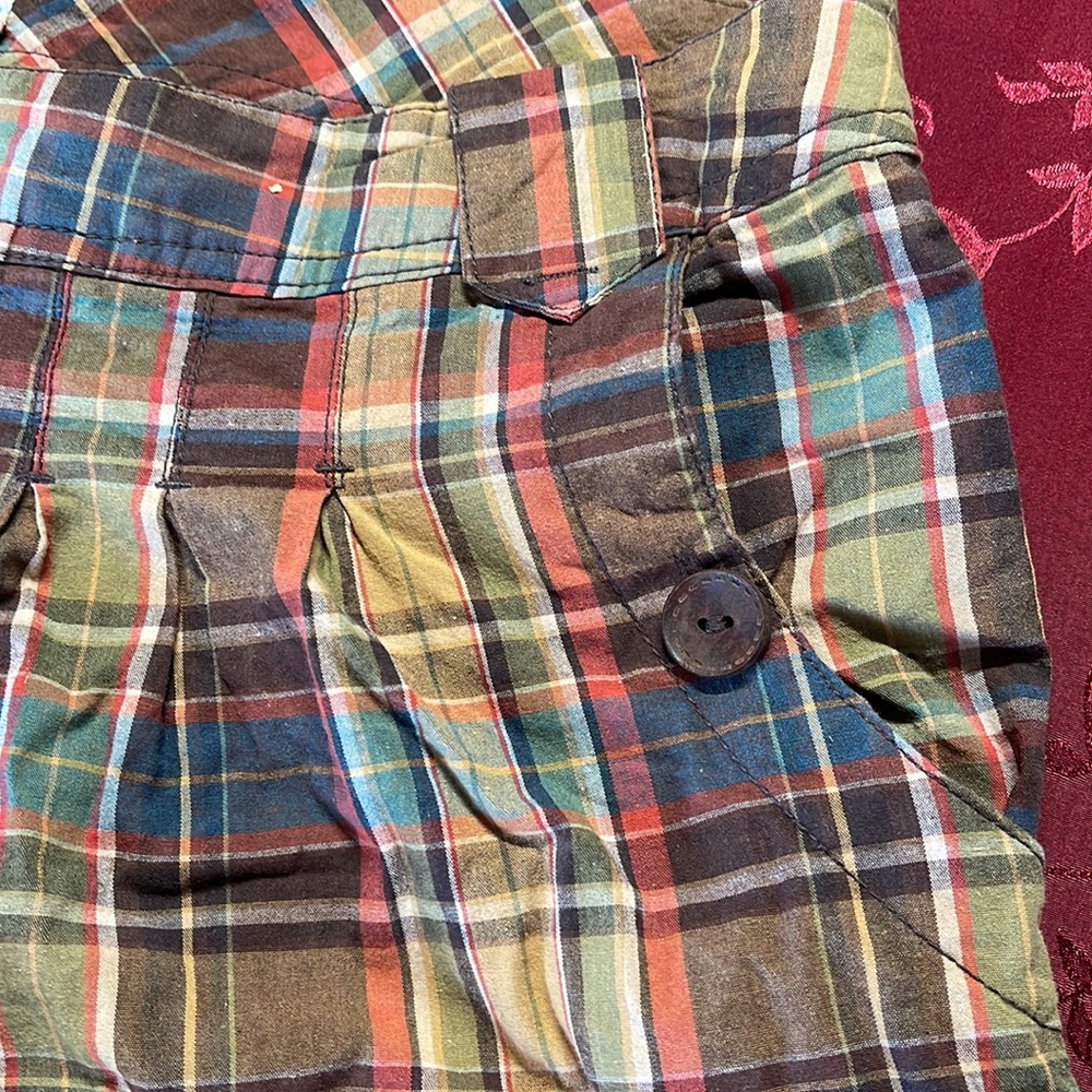 Women OP Plaid shorts size 11 - Picture 3 of 9